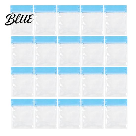 Reusable Ring Storage Portable Seal Travel Sliding Bag Bags Jewelry Lock Design Pill Organizer Bag Multi-Colored Labels for Daily