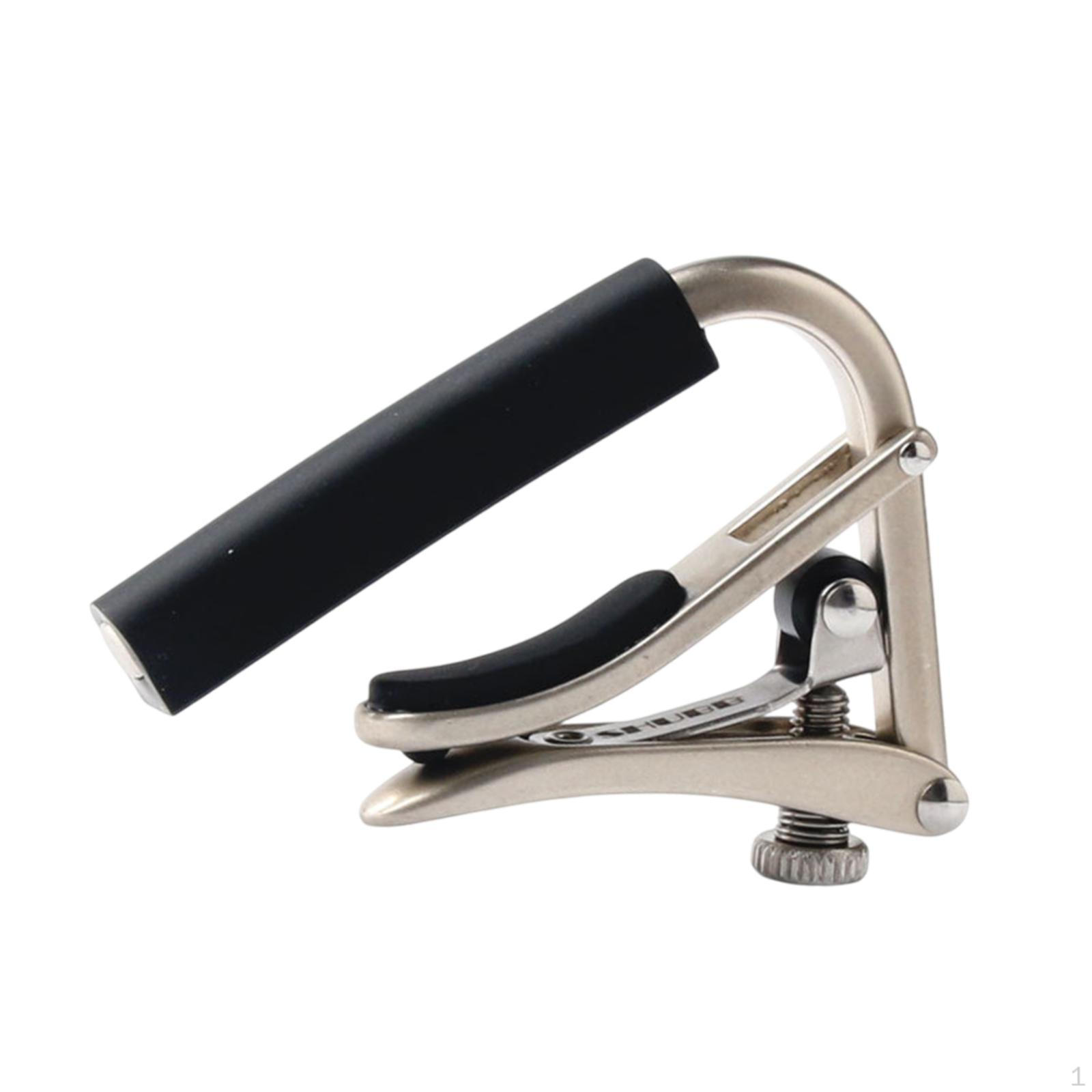 

Каподастр для фолк-гитары и электрогитары Прочный, портативный, каподастр для струнных инструментов, легкий Matte Argent