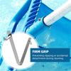 Heavy Duty V Shape Pool Clip Rustproof Stainless Steel Construction Strong Clamping Force Compatible With Skimmers Cleaners Garden Tool