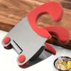 1PCS Anti-scalding Pan Side Scoop Clamp Stainless Steel Pot Edge Shovel Clip Spoon Rests Pot Side Spatula Clip Soup Pot Fixing Clip