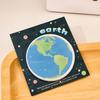 Planet-Themed Round Note Pads Creative Earth Moon Self-Adhesive Memo Pads for Students Practical Office School Supplies