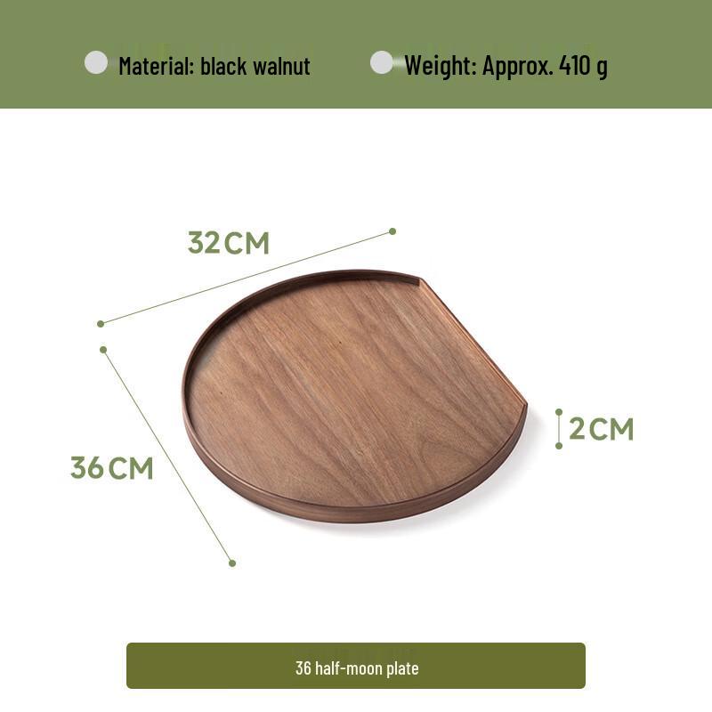 Black Walnut Wood Serving & Tea Tray