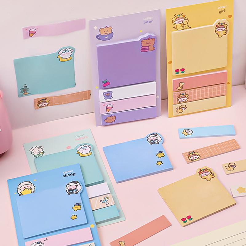 Adorable Animal Sticky Note Variety Pack - Surprise Inside!