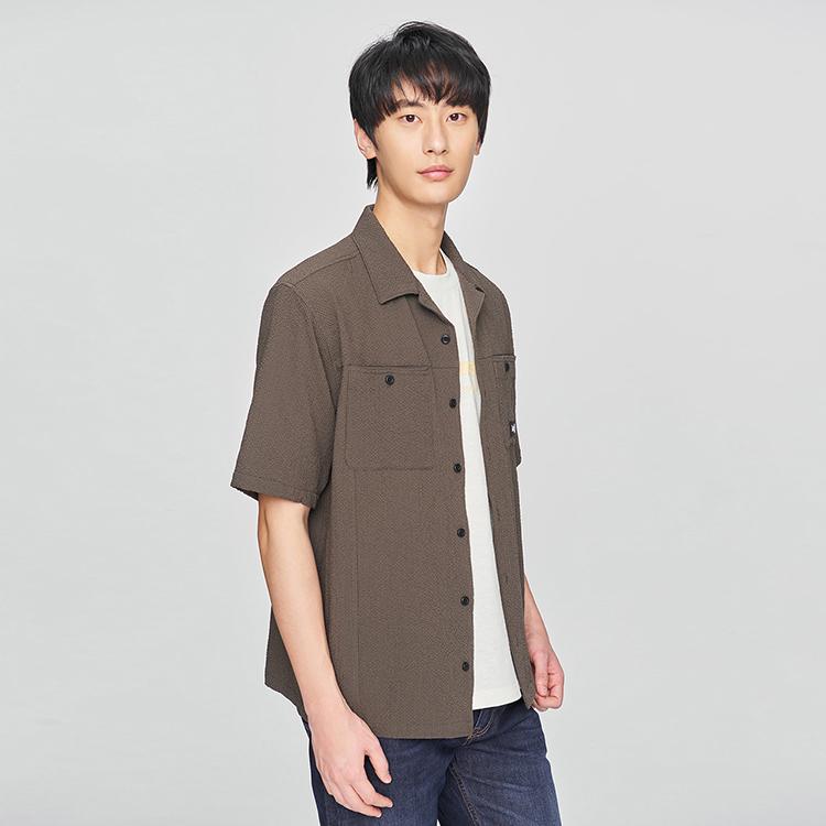 Lee Shirts Men's Lapel Moderate LMT009798207648A08004