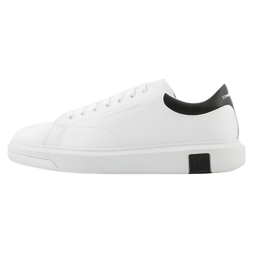 Armani Exchange Simple Comfortable Low-Top Sneakers Men Sneakers White XUX123XV534K488