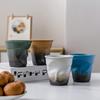 Creative Coarse Ceramic Coffee Cups Retro Irregular Folded Ceramic Mug