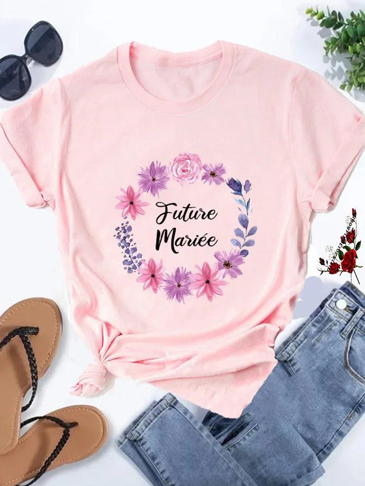 Team Bride T-shirt Bachelorette Party Tees Bride Team Tshirt Black White Pink T-shirts Wedding Team Tops Engagement Tees