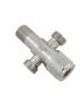 304 Stainless Steel Dual Outlet Hot/Cold Angle Valve Water Heater Diverter Switch