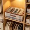 Clear Window Fabric Shelf Organizer Collapsible Design Purse Organizer Box  For Home Storage