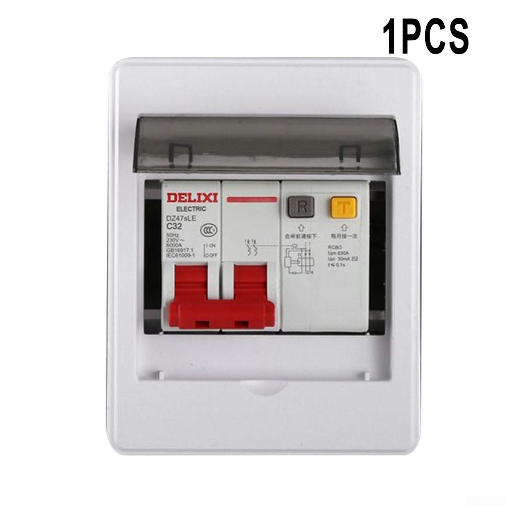 Distribution Box 2-4 Circuit Breakers Easy To Install MCB Power Plastic Junction