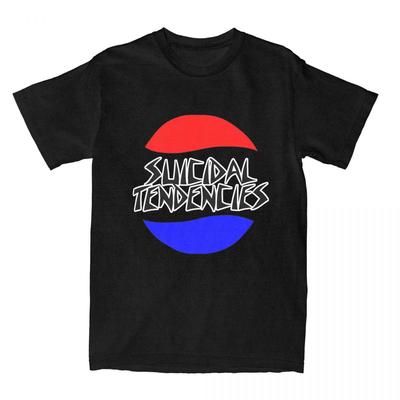 Hombres Mujeres Rock Suicidal Tendencies Música Heavy Gráfico Camiseta Mercancía Vintage 100% Algodón Camiseta Tops Regalo de Cumpleaños