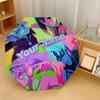 Custom Text Automatic 8 Bone Umbrella, Portable Sun Rain Protection UmbrellaDandadan