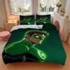 3pcs Green Lantern Duvet Cover Set, 1 Duvet Cover + 2 Pillowcases (No Insert), High-Definition Print for All Seasons,Durable yy251103005
