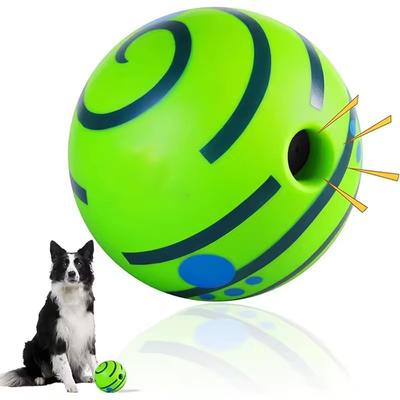 Wobble Wag Giggle Glow Ball Interactive Dog Toy With Fun Giggle Sounds When Rolled Shaken Glowing Pet Toy For Dogs