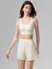 Completo Sportivo Donna Asciugatura Rapida Primavera/Estate 2026: Pantaloncini Anti-Esposizione, Capo Esterno Leggero con Spalline, Biancheria Intima da Yoga.
