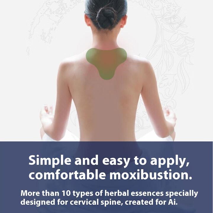 Wormwood Cervical Spine Sticker Moxibustion Sticker Wormwood Leaf Neck Neck Sticker Spontaneous Hot Compress Cervical Spine Sticker