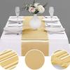 Satin Table Runner For Wedding Party Event Banquet Table Runner Luxury Dinner Tablecloth Home Wedding Table Decoration