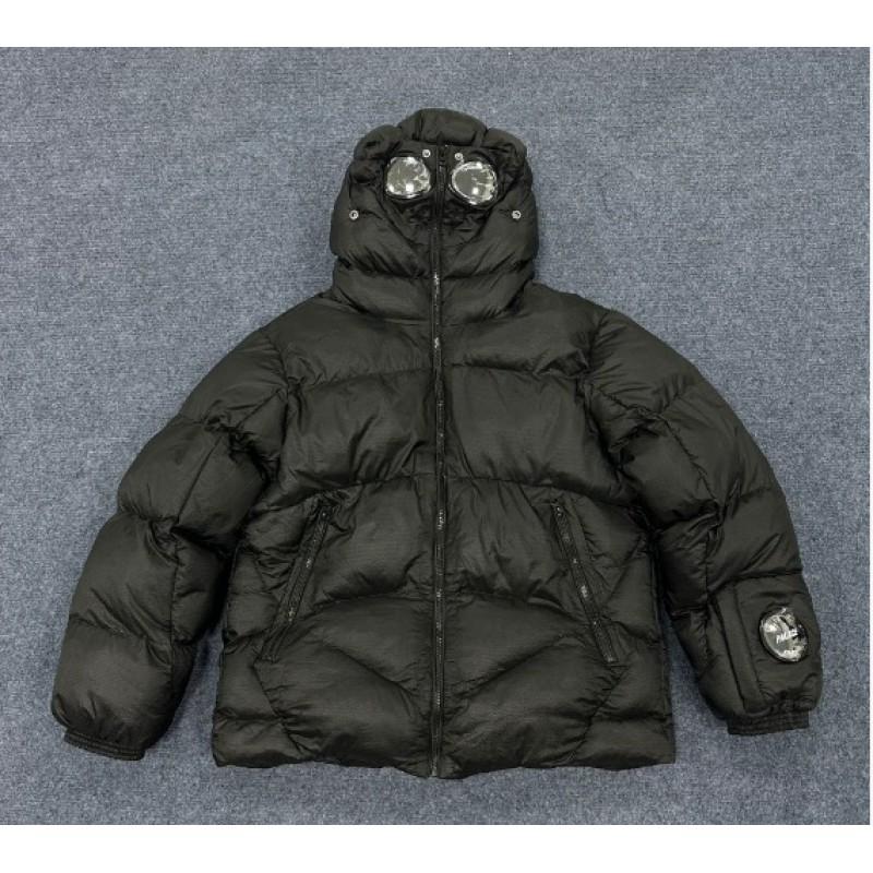 Fashion Oversized Puffer Jacket Unisex Winter Thick Warm Black Label Short Coat