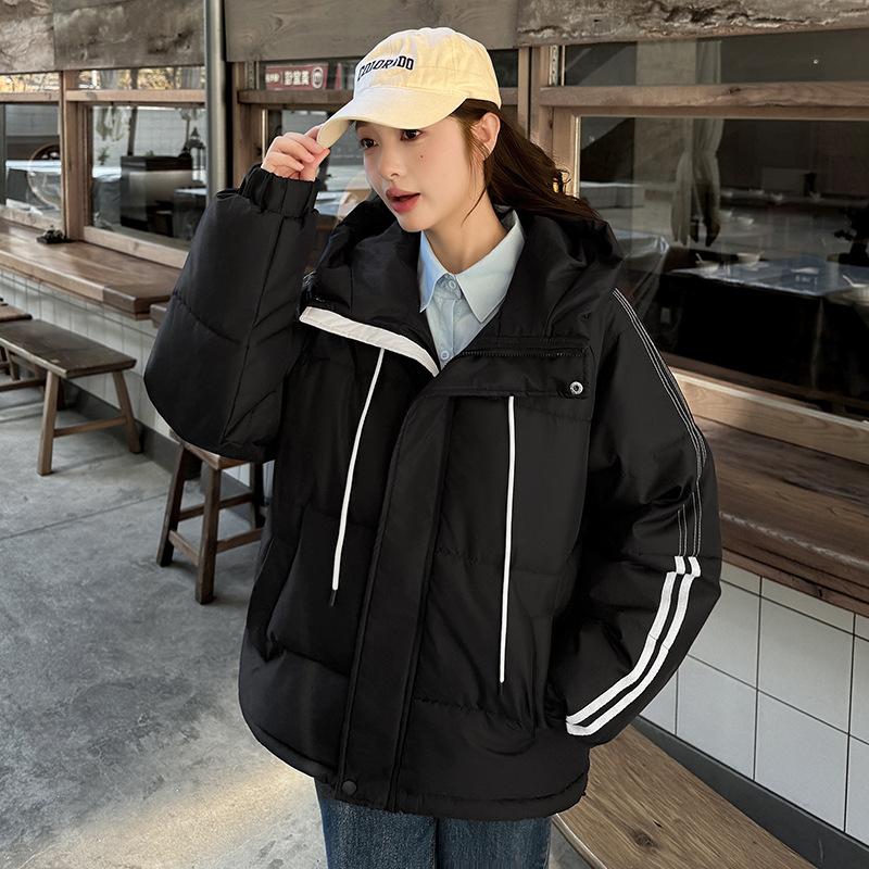 Women’s Short Hooded Windproof Thicken Warm Winter Jacket 3 Colors