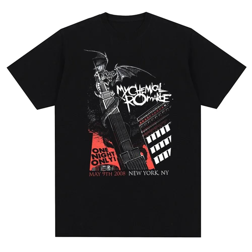 My Chemical Romance Mcr Band Men Women T-Shirt Printed T Shirt Casual Short Sleeve Tshirt Streetwear Trend Tee Tops 70216