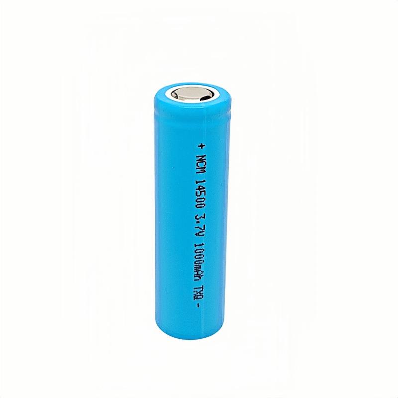 14500 Lithium Rechargeable Battery 3.7V 1000mAh for Flashlights