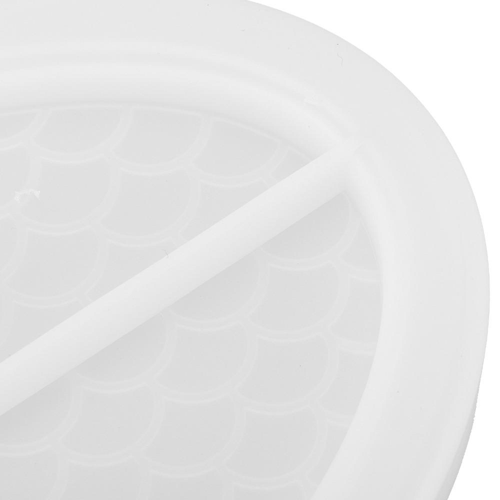Fish Scale Design Epoxy Resin Casting Mold Easily Demold Fruit Tray Mold  Makeup Container