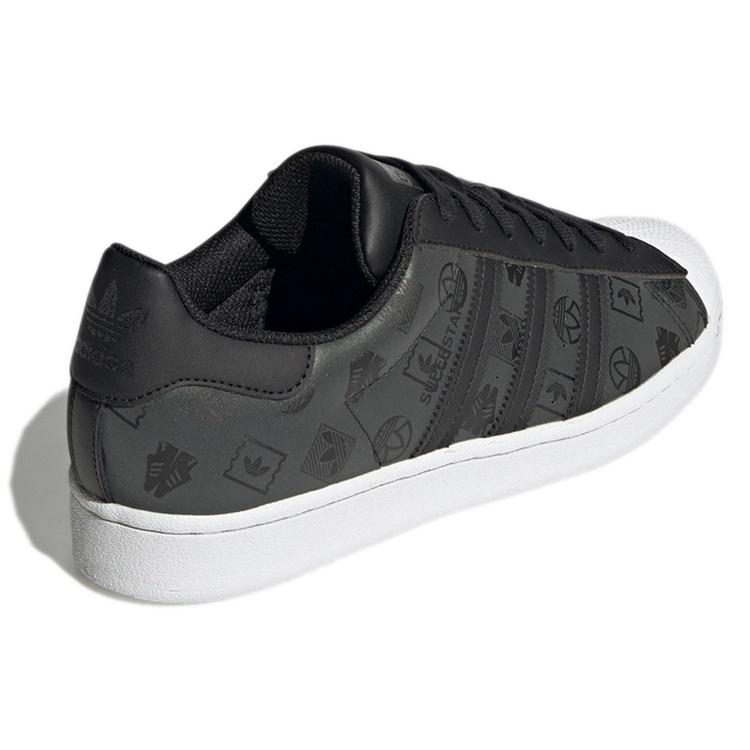 adidas Originals Superstar Shoes 'Black Green Monogram' Men's GX8412