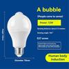 4PC E27 LED Motion Sensor Bulb LED Lamp PIR Sensor Light 9W