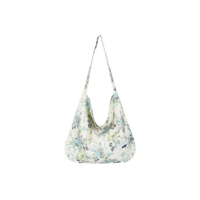 Big Flower Easy Bag (Blue)