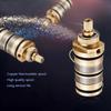 Chrome Thermostatic Brass Mixer Valve  Brass Cartridge Mixer Valve Hot Cold Water Temperature Control Mixer Bathroom Accessories