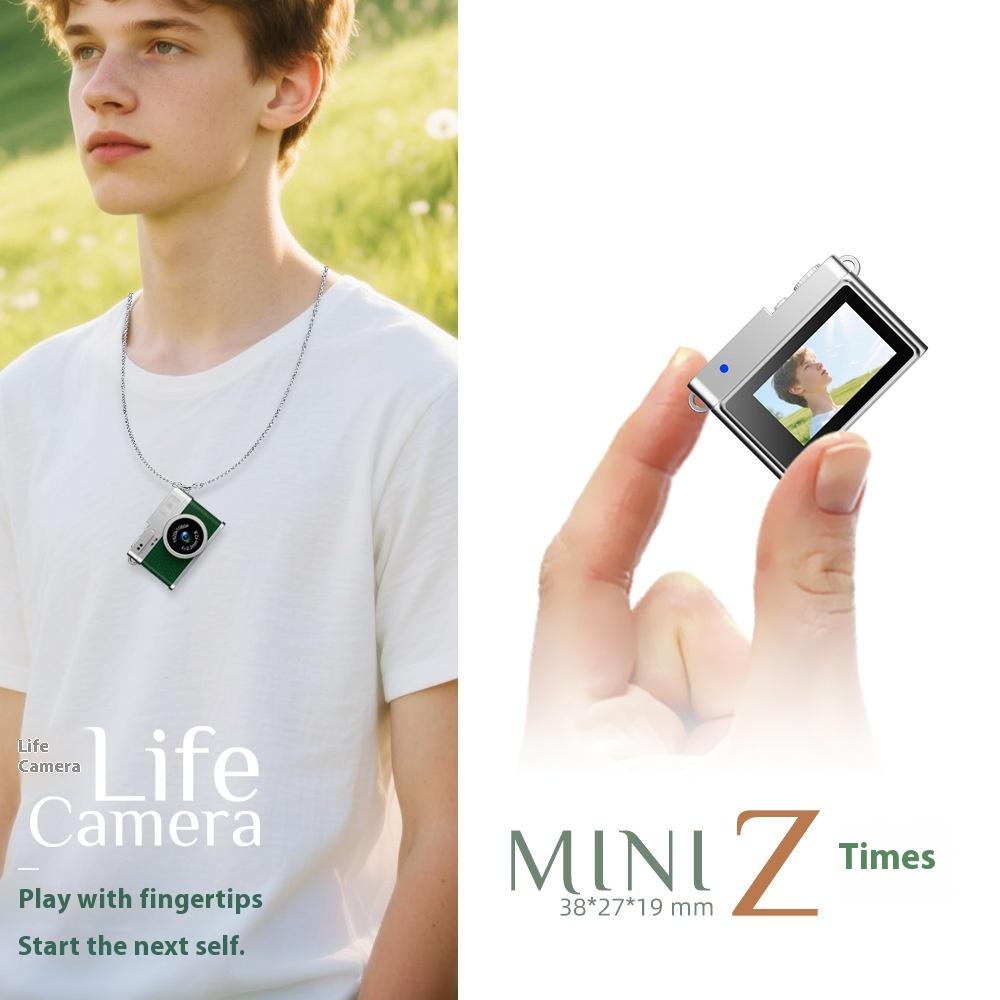 HD Kinder Schlüsselanhänger Kamera Retro Mini Digitalkamera Outdoor Video Körperkamera mit 0,96 Zoll Display Kinderspielzeug