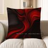 Home Decor Dynamic Red Streaks Geometric Throw Pillow Pattern Cushion Cover Suitable For Sofa Bedroom Car Pillow Cover