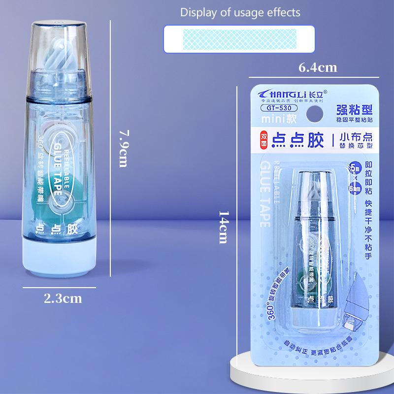 Cartoon Stationery Roller Glue Tape Press-On Dot Glue Office Ledger Supplies Student Study Exam Pen Style