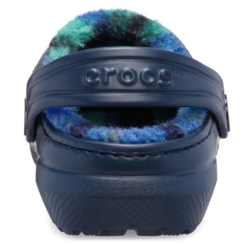 Crocs Classic Lined Bold Check Clogs Toddler 212038 410