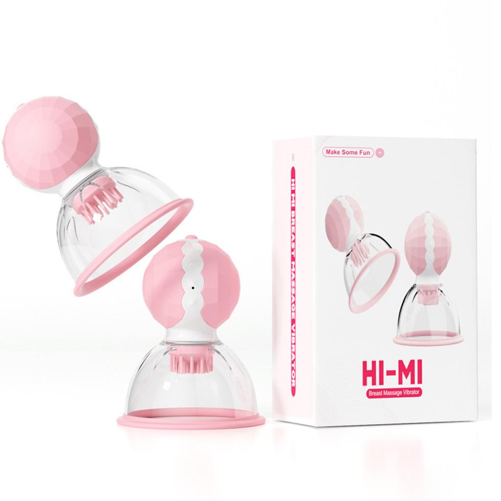 Electric Breast Massager, 10 Rotation Modes, Sucking Nipple Suckers Breast Enhancement Sucker Pump Nipple Stimulator Female Erotic Products