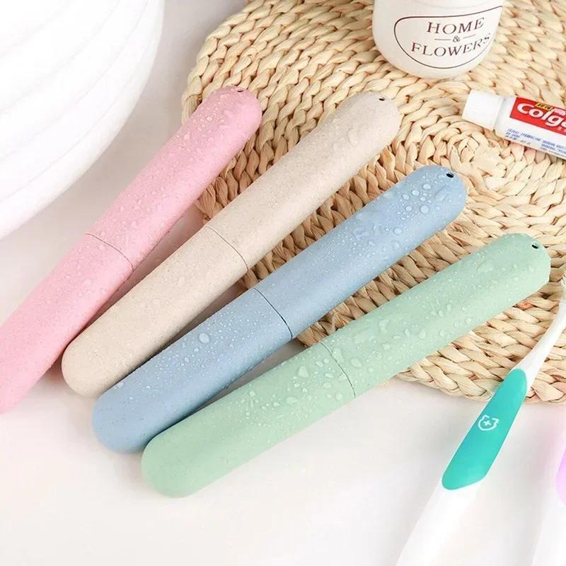 1 PC Toothbrush Box Holder Cover Bathroom Accessories Travel Storage Dust-proof Case  Portable Bathroom Accessories