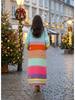Boho Luxuriously Handknit Bell Sleeve Crochet Loose Knit Sweater Kimono Cardigan Women Fall Winter Coat Beach Coverup Dress K292
