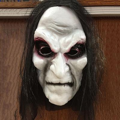 Máscara Facial Horrível Respirável de PVC Assustadora para Festas de Halloween