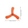 Boomearng Soft Flying Disc Toy for Outdoor Sports Use 4Pcs Vibrant Orange