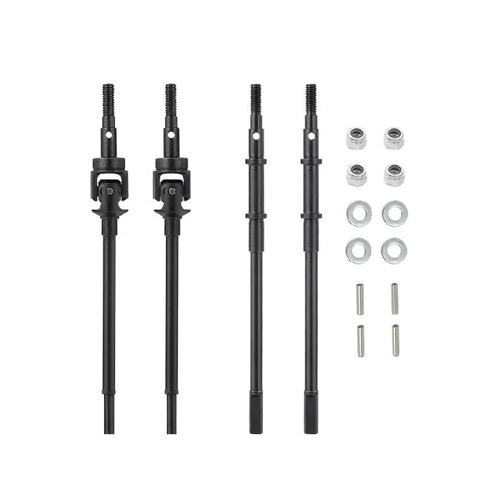 Heavy Duty AR44 Axles Front Rear Joint CVD Drive Shaft Dogbone - for 1/10 RC Crawler Axial SCX10-II 90046/90047 JEEP Wrangler