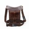 Meigardass Bein-Hüfttasche aus echtem Leder, abriebfest, Herren-Pouch, Leder, multifunktional, Motorrad, Oberschenkel, Tasche, Outdoor, wasserdicht, (Braun