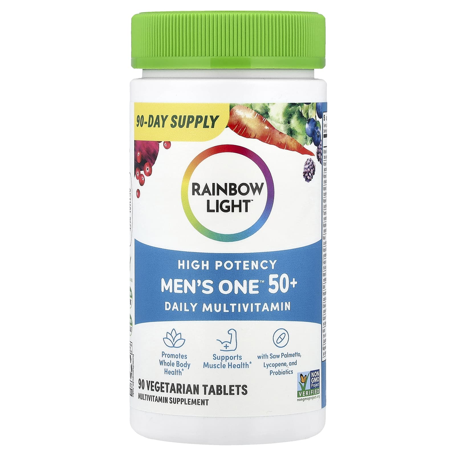 

Men S One™ 50+ Daily Multivitamin, High Potency, Veggie Tablets, 90 Tablets