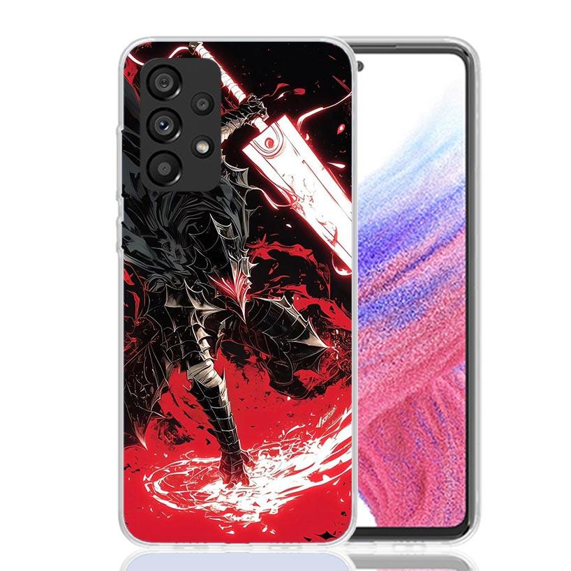 G-Guts B-Berserks Anime Phone Case For Samsung Galaxy A52 A32 A22 A12 A02S A50S A30S A51 A31 AA71 Note 20 Ultra 10 S10 Plus Gala