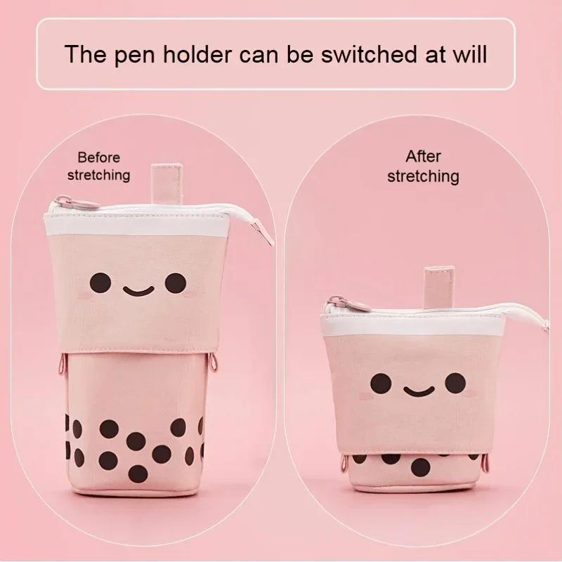 1pc  Style Popular Makaron Color Matching Can Be Transformed Into A Large Capacity Upgraded Pencil Bag Stationery Box