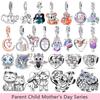 Splittable Mother Daughter Dangle Charm Bead Component Bead Components Compatible With Authentic Original Bracelet High Quality Fine Jewelry Designed