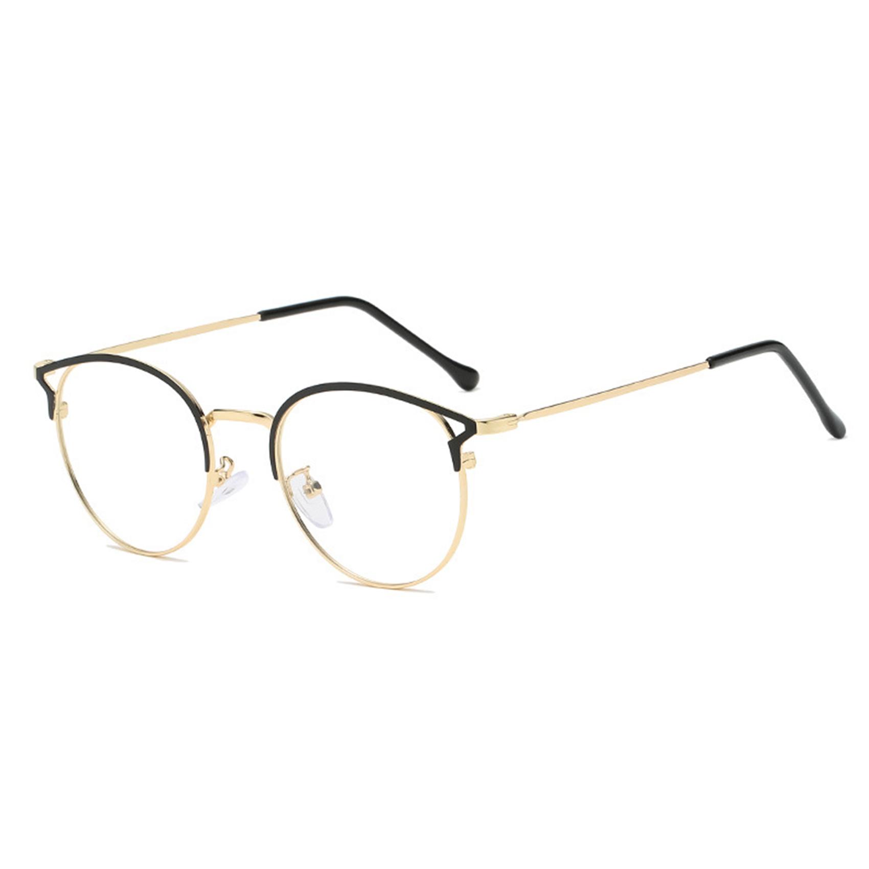 

Очки с защитой от синего света, фотохромные солнцезащитные очки, очки для компьютерных игр, классическая полуоправа золотой