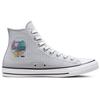 Converse Chuck Taylor All Star Comfortable Lightweight Durable High-Top Canvas Shoes Unisex Sneaker Gray White A03783C