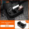 Rear Console Cup Holder Storage Box Organizer for Jeep Wrangler JL 2018+ Black