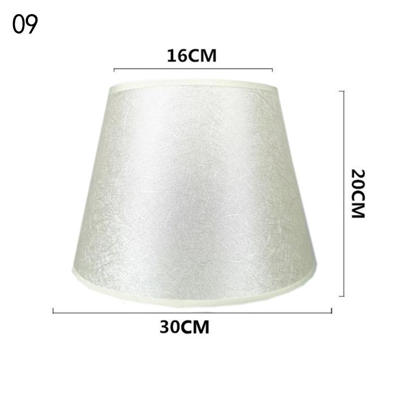 European Retro Style Table Lampshades PVC Sheepskin Fabric Floor Lamp Shade Bedroom Bedside Home Decor Wall Lamp Shell Cover