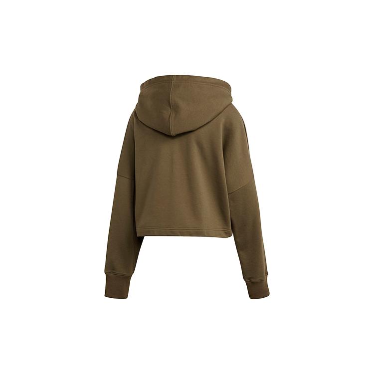 adidas Originals Complements Sweatshirts Unisex Olive Green Hooded Moderate Regular DH2760